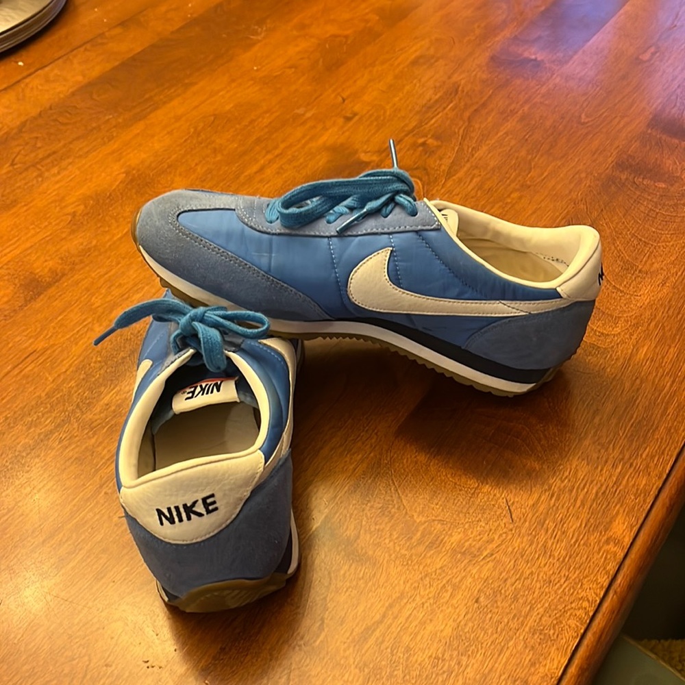 Nike retro blue low top sneakers